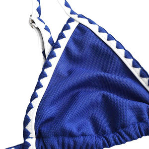 Ensemble de bikini sexy à imprimé uni pour femmes avec logo sur le devant, maillot de bain push-up, vêtements de plage, grandes tailles disponibles - Product Image 5