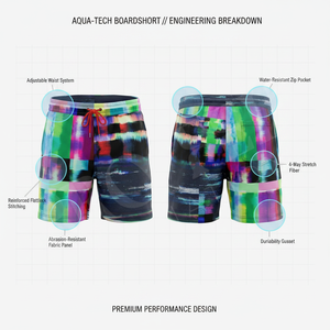 Shorts de sport confortables et tendance pour la gym, séchage rapide, taille élastique avec cordon de serrage, logo personnalisé, pour l'été et la plage - Product Image 2