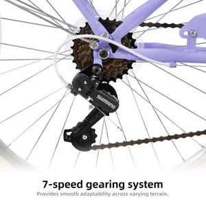 <span class=keywords><strong>Bicicletta</strong></span> per Bambine JOYKIE KEANO 20 Pollici, Acciaio ad Alta Resistenza, Freni a V Doppi, 7 Velocità, Cestino Anteriore, Portapacchi Posteriore, 90% SKD, <span class=keywords><strong>Bicicletta</strong></span> all'Ingrosso - Product Image 4