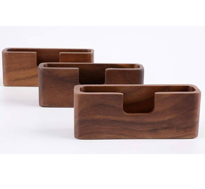Natural Wood Business Card Stand <b>Creative</b> <b>Gift</b> 100% Natural Business Card Holder Display Best Selling - Product Image 1