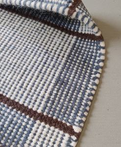 Tapis en laine fait main |   Tapis d'intérieur moderne abstrait tissé à la main |   Tapis en laine naturelle durable et écologique pour salon et chambre à coucher - Product Image 6