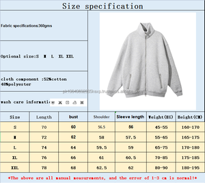 Sudaderas con capucha de lana Polar personalizadas de gran tamaño para hombre de alta calidad, cómoda cremallera completa con cuello levantado y hombro caído 100% algodón - Product Image 5