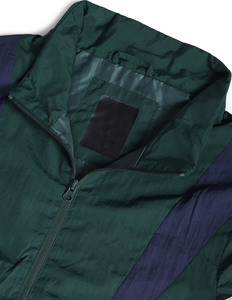 Men's Nylon Color Block <b>Jacket</b> Zipper Closure Stand Collar Sporty Windproof Windbreaker <b>Jacket</b> - Product Image 6