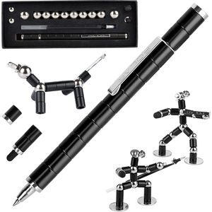 Penna Magnetica Multifunzionale in Metallo, Penna Antistress Deformabile con Vari SHA, Penna Magnetica per Alleviare lo Stress - Product Image 2