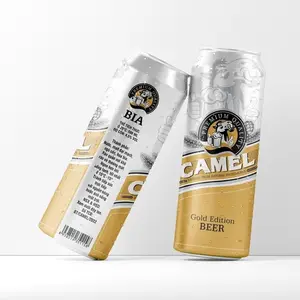Gran venta de cerveza Lager en lata, marca OEM, cerveza Camel