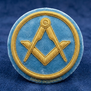 Insignias Bordadas a Mano con Hilo de Oro, Parche de Espadas Cruzadas, Emblema Heráldico Dorado - Product Image 6