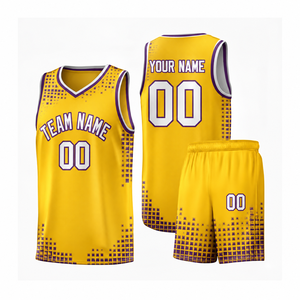 Uniforme de basket-ball sur mesure de qualité supérieure, design tendance, prix compétitif pour les équipes, étiquette personnalisée - Product Image 4