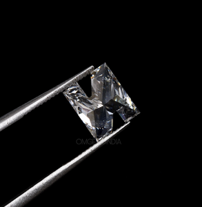 Diamante único de 1 quilate con corte en forma de letra N, cultivado en laboratorio, VVS-VS, color E,F, CVD, piedra suelta de fantasía, diamantes alfabéticos cultivados en laboratorio hechos a pedido - Product Image 4