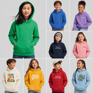 Lot de stock en gros – Vente en gros de sweats à capuche pour enfants – Vêtements d'hiver – Logo personnalisé – Coton molletonné – Design imprimé – Sweats à capuche - Product Image 5