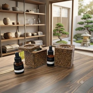เตาเผาเครื่องหอมไม้จันทน์แบบอาหรับ เป็นมิตรกับสิ่งแวดล้อม ทำด้วยมือ ของขวัญจากอินเดีย โดย Candid Manufacturing Co - Product Image 1