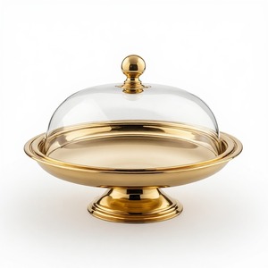 Cúpula de cristal de lujo para tartas, diseñada para espacios gastronómicos sofisticados, con un atractivo decorativo elegante y funcionalidad. - Product Image 6