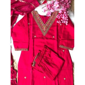 ผ้าไหมปักลายพื้นด้านล่างสุดหรูดูปองต้าแรนี - Product Image 4