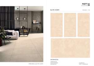 Azulejos de porcelana modernos con superficie mate de 60x120cm, 600x1200mm, tamaño 24x48 para un diseño elegante de paredes y suelos interiores. - Product Image 3