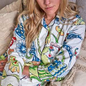Grossiste en ensembles de pyjamas en coton, vêtements de nuit doux en coton, pyjamas pour demoiselles d'honneur, vêtements de détente, cadeau pour elle - Product Image 2