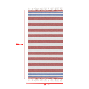 Serviette Hammam Teinte en Fil de Qualité Supérieure 100% Coton, Fouta Turque Personnalisée avec Franges, Vente en Gros en Inde. - Product Image 6
