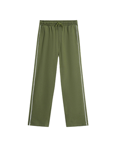 Pantalon cargo chino décontracté pour homme, en coton extensible respirant, coupe slim, avec taille élastique et cordon de serrage, plusieurs poches - Product Image 5