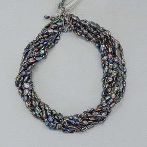 Cuentas de Perlas de Agua Dulce Naturales de 4mm 5mm 6mm en Color Verde, Morado y Azul, Ideales para la Elaboración de Joyas y Accesorios al Precio Más Bajo - Product Image 1