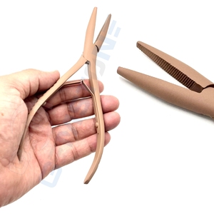 Stainless Steel 7 Inch Flat Mouth Hair <b>Extension</b> Pliers – <b>Micro</b> Link Removal & Fitting Tool for Professional Hair Salon - Product Image 5