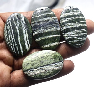 Opale suisse 100% naturelle, cabochon, pierres précieuses rares, fabrication de bijoux, matériau de qualité supérieure avec perçage, best-seller de Jaipur. - Product Image 6