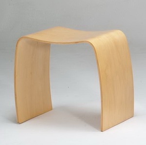 Modern Wood <b>Stool</b> Midcentury Design Handmade Living Room Furniture Home Ottoman <b>Seat</b> - Product Image 2