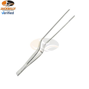 Pinzas Quirúrgicas JACKBILLY de Acero Inoxidable de Alta Calidad, Curvas y Dentadas, 16 cm, Tipo Adson Bayonet, para Aplicación Manual de Apósitos - Product Image 2