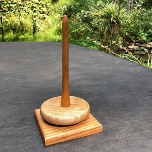 Wooden Yarn Holder Yarn Stand Rotating Ball Winder <b>Knitting</b> Crochet Thread Organizer for Handcrafts Use - Product Image 2