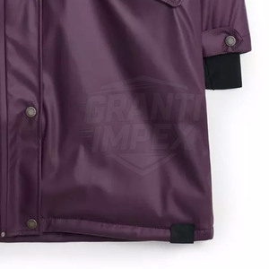 Pakistan Manufacture Hot Sale Hooded Eco-Friendly Breathable <b>Men's</b> Overcoat <b>Rain</b> <b>Coat</b> Customized Your Own Design Soft Touch - Product Image 4