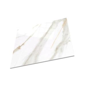 Losa de pared de azulejo de piedra sinterizada de mármol de porcelana brillante 800x800 moderna con diseño texturizado - Product Image 4