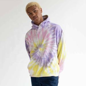2025 Custom Tie Dye Printed Pullover Hoodies Unisex Tie Dye Oversize Crewneck Modern Sweatshirts Bold Expressive Hooded <b>Jumpers</b> - Product Image 1