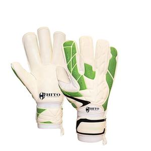 New Design Professional <b>Soccer</b> Goalkeeper Gloves Latex with Finger Protection Negative Cut Backhand Embossed Screen Print - Product Image 1