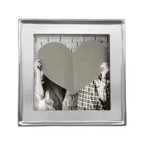 Contemporary Touch Metal Glass Photo <b>Frame</b> Decorative <b>Picture</b> Display Interior Decor - Product Image 1