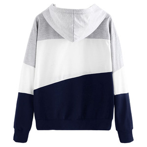 Sweat-shirts à capuche décontractés pour femmes grandes tailles, personnalisables avec logo OEM, en polaire, couleur unie, anti-boulochage, respirants. - Product Image 3