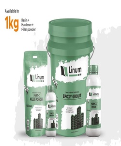 Kit époxy 1 kg : Résine, durcisseur et poudre de remplissage 100 % sans taches pour carreaux de céramique, carreaux de porcelaine, pavés et ardoises - Product Image 1