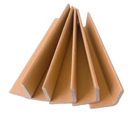 Protecteur d'angle en papier kraft recyclable imperméable personnalisé à 90 degrés pour l'emballage et l'expédition des bords de boîtes