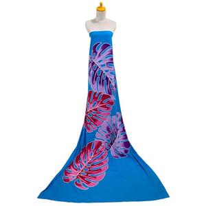 100% Rayon Bali Pareo Beach Sarong con adornos pintados a mano Selecciones de colores amplios Ropa deportiva para Bikini Traje de baño Motivos de hojas - Product Image 6