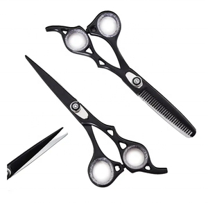 Meilleures Ciseaux de Coiffure Professionnels, Ciseaux de Salon, Ciseaux de Barbier Importés avec Manche Fantaisie - Product Image 1