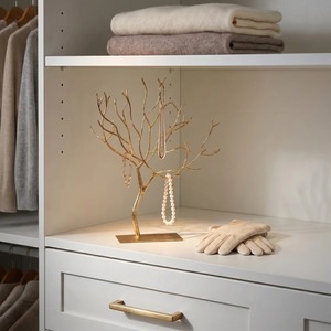 Metal <b>Tree</b> Jewelry Organizer Stand with <b>Branches</b> for Necklaces and Earrings - Product Image 4