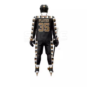 Uniforme de Hockey sobre Hielo para Hombre, de Poliéster Ligero, Transpirable, de Secado Rápido, Ecológico, con Logotipo Personalizado e Impresión a Medida - Product Image 2