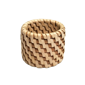 Anillo para Servilletas de Ratán Redondo Clásico, Ecológico, para Mesa de Comedor, Hecho a Mano, Estilo Boho, a Buen Precio - Product Image 6