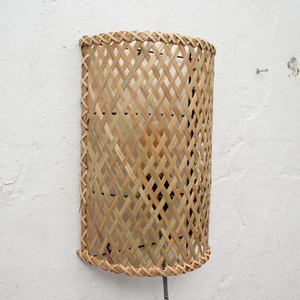 โคมไฟติดผนังไม้ไผ่สไตล์นอร์ดิกสำหรับตกแต่งบ้าน ขายส่ง - Product Image 1