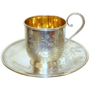 Elegant Hammered Copper Coffee Mug with Matching Saucer Handmade <b>Tea</b> Cup <b>Set</b> for Hotel Cafe and <b>Gift</b> Purposes - Product Image 5