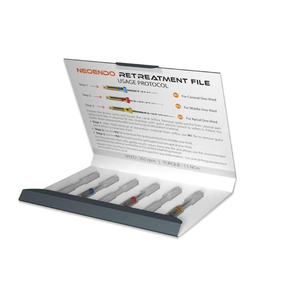 NeoEndo Instruments dentaires pour rétraitement de canal radiculaire NITI 25mm N1-N3, en acier inoxydable, type turbine, instrument orthodontique, consommable, Pack de 3 Fils A+ - Product Image 3
