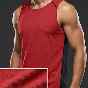 Custom Logo Breathable Running Tank Top Moisture Wicking Fitness <b>Singlet</b> <b>Men</b> Breathable Running Vest - Product Image 6