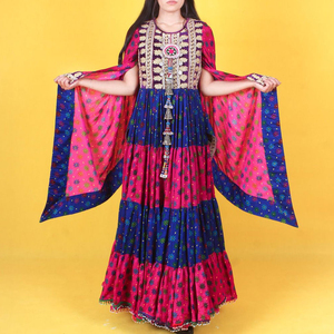 Robe longue en dentelle afghane Banjara, style tribal ethnique vintage traditionnel, de haute qualité, décontractée, au design unique et élégant - Product Image 3