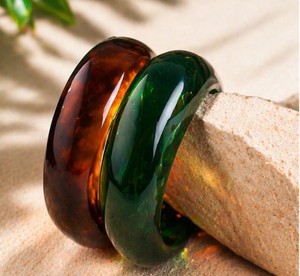 Rizir Fashion Christian Trendy OEM Resin Bangles <b>Set</b> Stackable Chunky Acrylic <b>Bracelets</b> Emerald Cut for Women Bulk Wholesale - Product Image 2