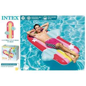 Colchón Inflable Rainbow de 183X132CM 58729, Diversión Flotante para Deportes Acuáticos y Ocio - Product Image 3
