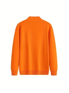 <b>Mens</b> Quarter Zip <b>Pullover</b> Solid Half Zip <b>Pullover</b> <b>Men</b> Long Sleeve Sweatshirt Mock Neck Golf Shirt Regular Fit Casual Fit - Product Image 2