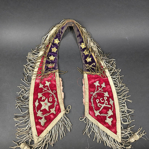 Écharpes Grand Constantine personnalisées en gros avec ruban blanc et broderie sur mesure pour écharpes maçonniques - Product Image 5