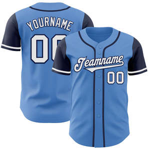 Custom Men Baseball uniform Jersey Breathable Polyester Unisex Adult Short Sleeve Button Front Team Name Print - Product Image 3