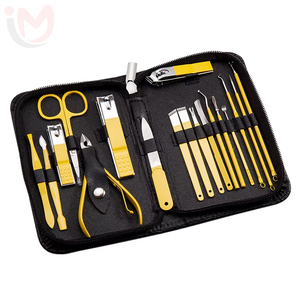 18-in-1 Stainless Steel Portable Professional Pedicure & Manicure <b>Nail</b> Clippers Beauty Tool <b>Set</b> - Product Image 1